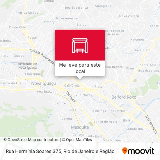 Rua Hermínia Soares 375 mapa