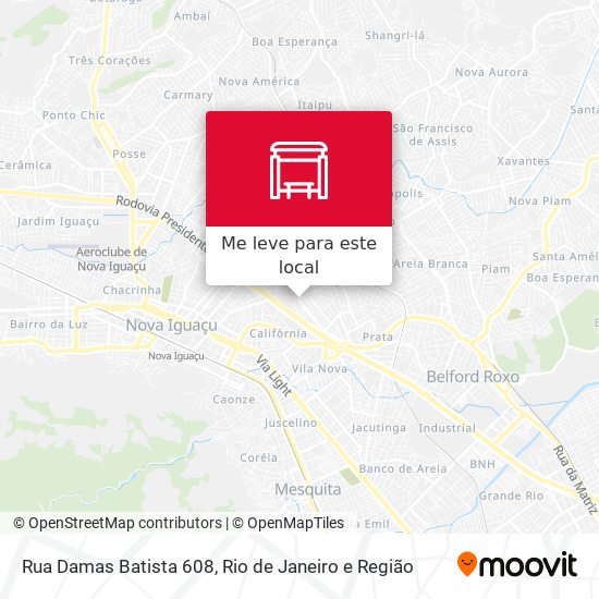 Rua Damas Batista 608 mapa