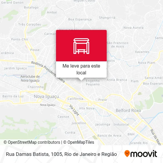 Rua Damas Batista, 1005 mapa