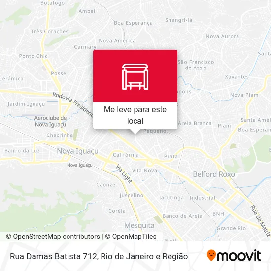 Rua Damas Batista 712 mapa