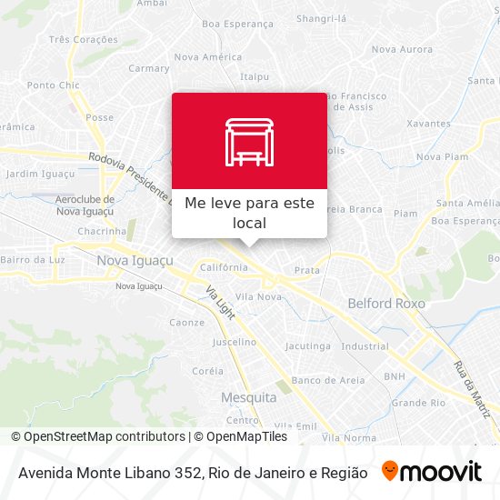 Avenida Monte Libano 352 mapa