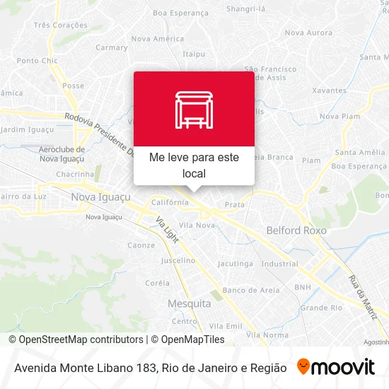 Avenida Monte Libano 183 mapa