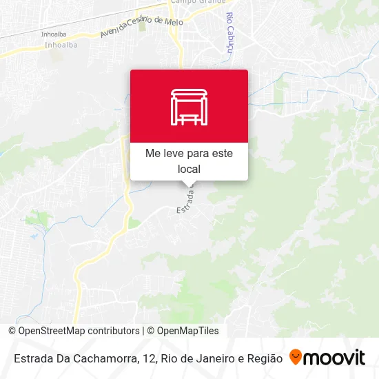 Estrada Da Cachamorra, 12 mapa