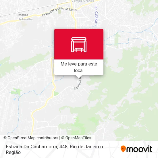 Estrada Da Cachamorra, 448 mapa
