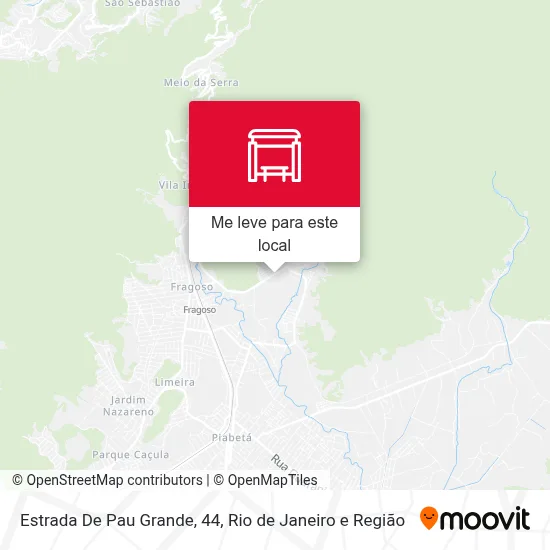 Estrada De Pau Grande, 44 mapa