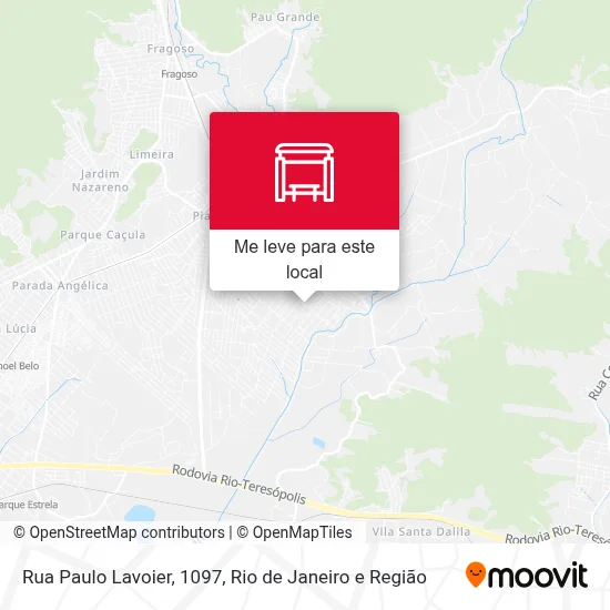 Rua Paulo Lavoier, 1097 mapa