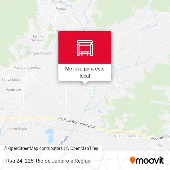 Rua 24, 225 mapa