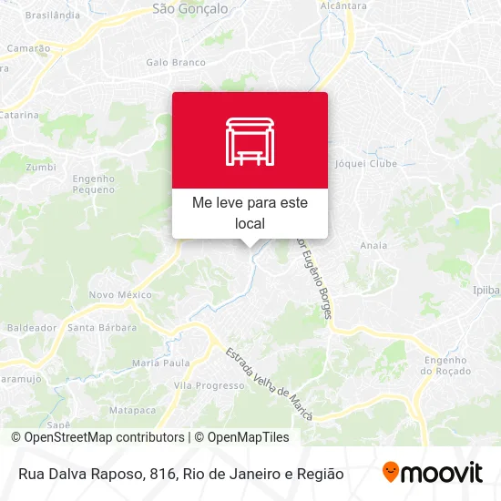 Rua Dalva Raposo, 816 mapa