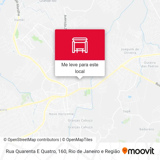 Rua Quarenta E Quatro, 160 mapa