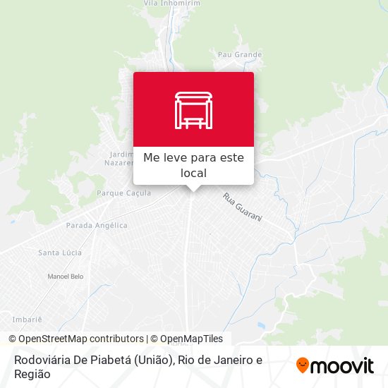 Rodoviária De Piabetá (União) mapa