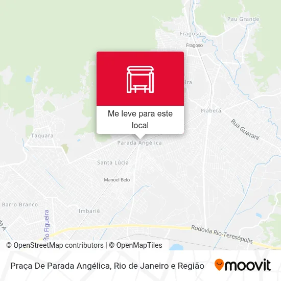 Praça De Parada Angélica mapa