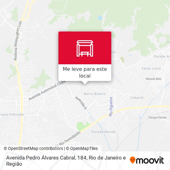 Avenida Pedro Álvares Cabral, 184 mapa