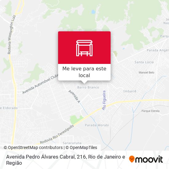 Avenida Pedro Álvares Cabral, 216 mapa