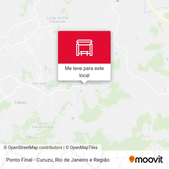 Ponto Final - Curuzu mapa