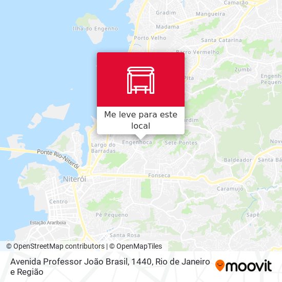 Avenida Professor João Brasil, 1440 mapa