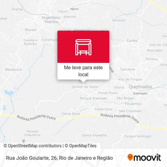 Rua João Goularte, 26 mapa
