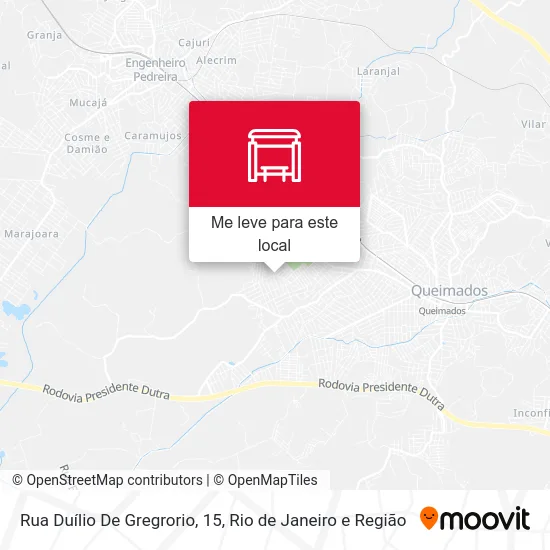 Rua Duílio De Gregrorio, 15 mapa