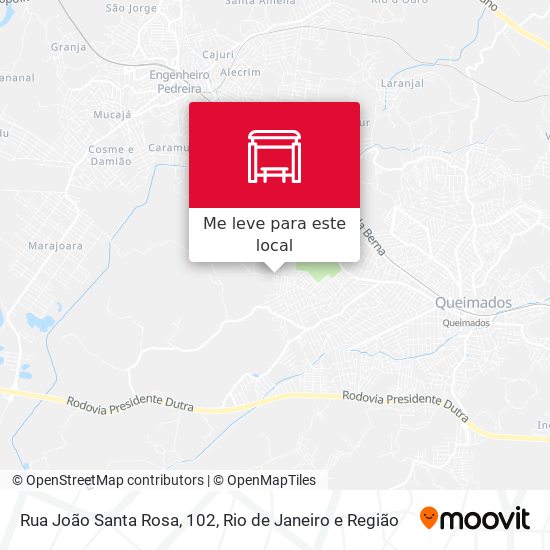 Rua João Santa Rosa, 102 mapa