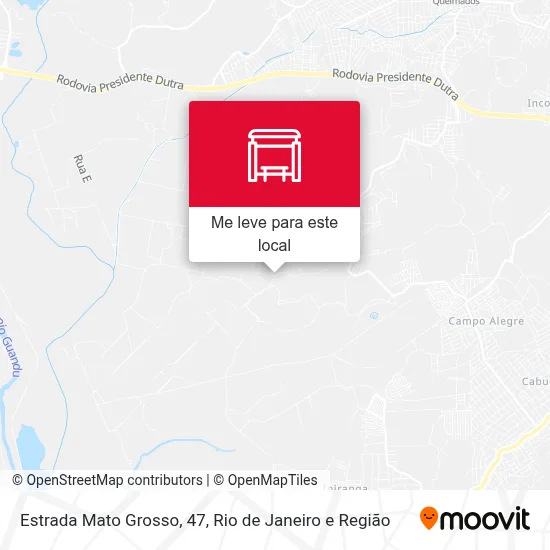 Estrada Mato Grosso, 47 mapa