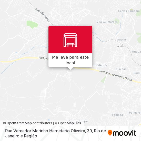 Rua Vereador Marinho Hemeterio Oliveira, 30 mapa