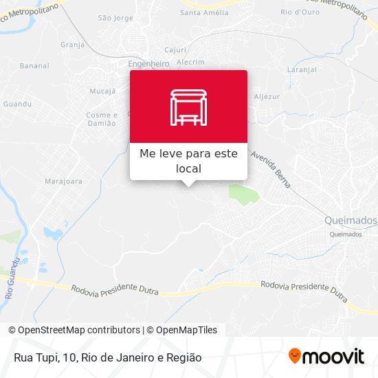 Rua Tupi, 10 mapa