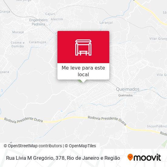 Rua Lívia M Gregório, 378 mapa