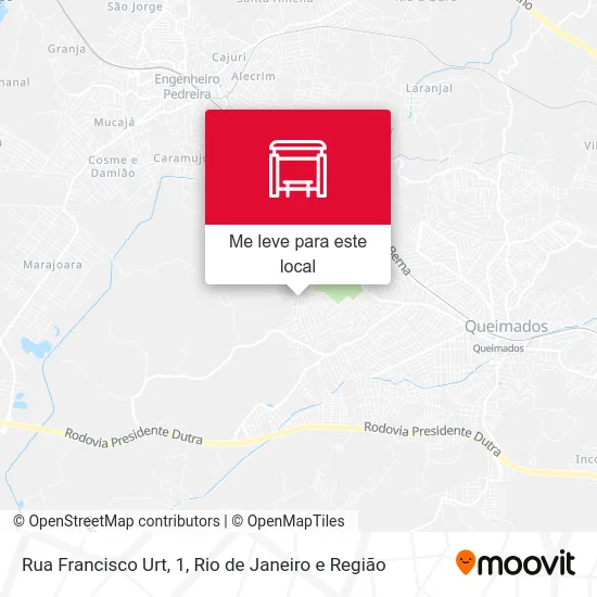 Rua Francisco Urt, 1 mapa