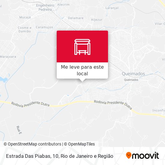 Estrada Das Piabas, 10 mapa