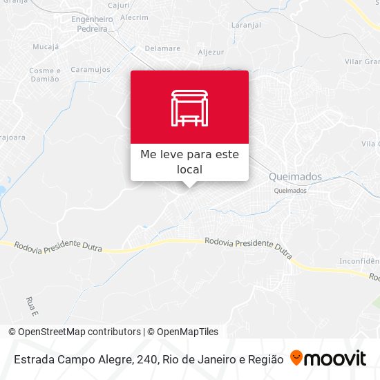 Estrada Campo Alegre, 240 mapa
