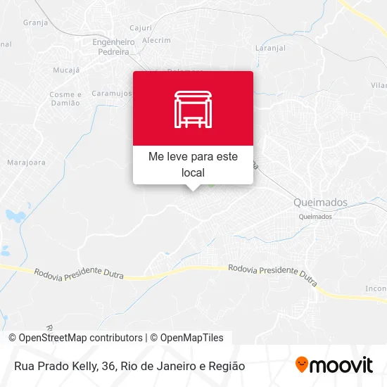 Rua Prado Kelly, 36 mapa