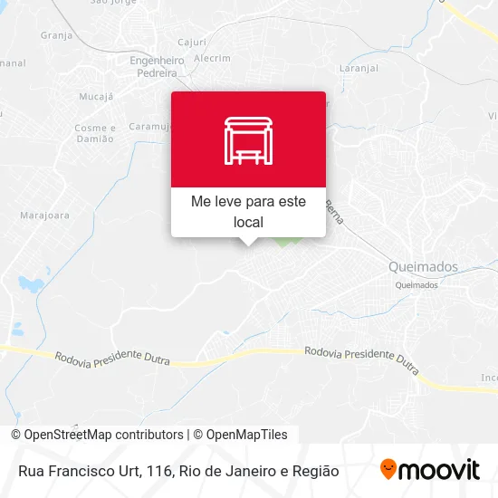 Rua Francisco Urt, 116 mapa