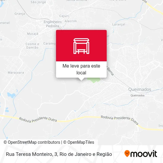 Rua Teresa Monteiro, 3 mapa