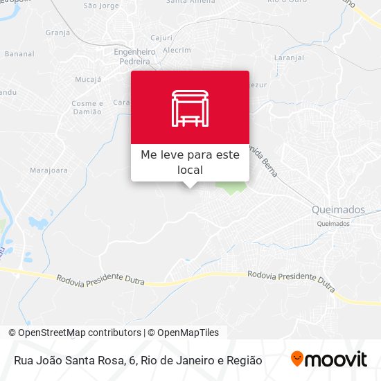 Rua João Santa Rosa, 6 mapa