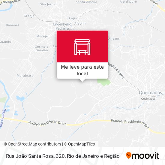 Rua João Santa Rosa, 320 mapa