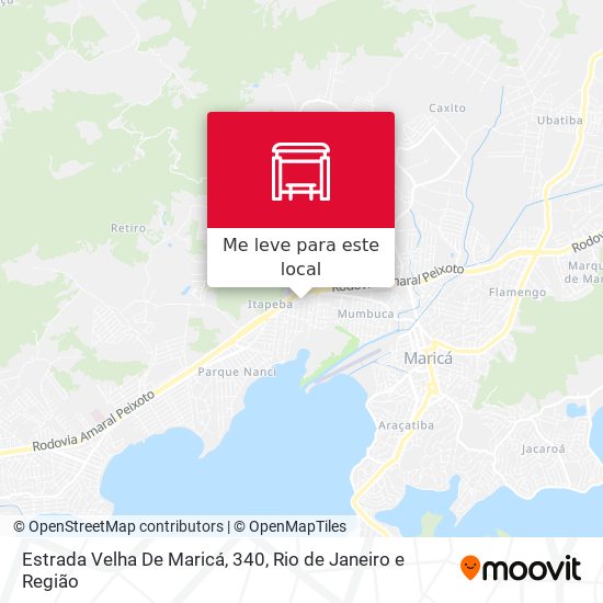Estrada Velha De Maricá, 340 mapa