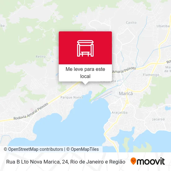 Rua B Lto Nova Marica, 24 mapa
