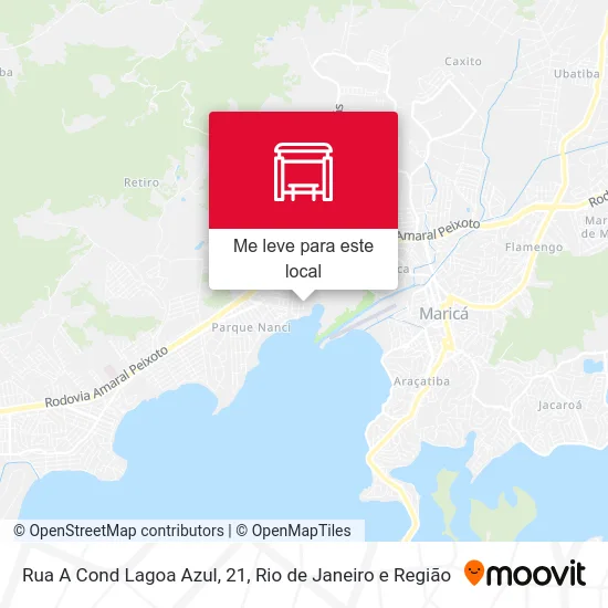 Rua A Cond Lagoa Azul, 21 mapa