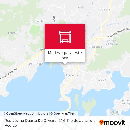 Rua Jovino Duarte De Oliveira, 216 mapa