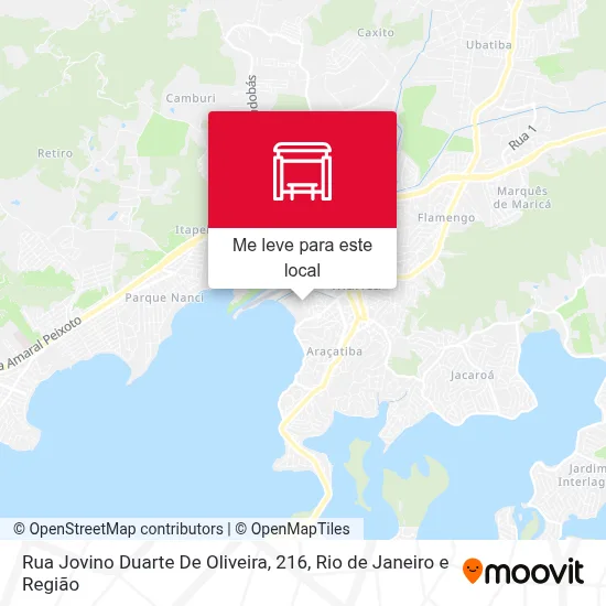 Rua Jovino Duarte De Oliveira, 216 mapa