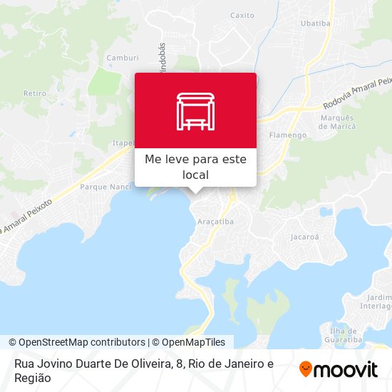 Rua Jovino Duarte De Oliveira, 8 mapa