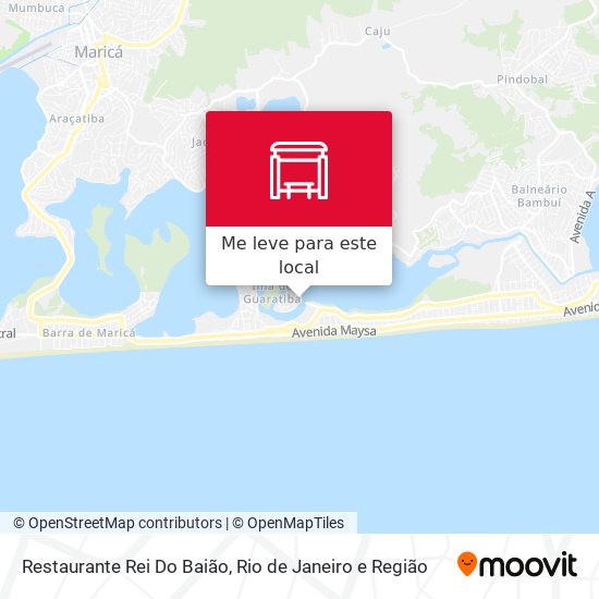 Restaurante Rei Do Baião mapa