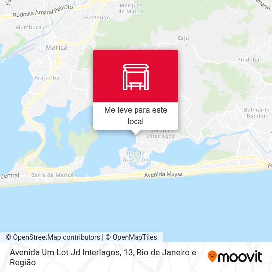 Avenida Um Lot Jd Interlagos, 13 mapa