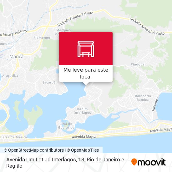 Avenida Um Lot Jd Interlagos, 13 mapa