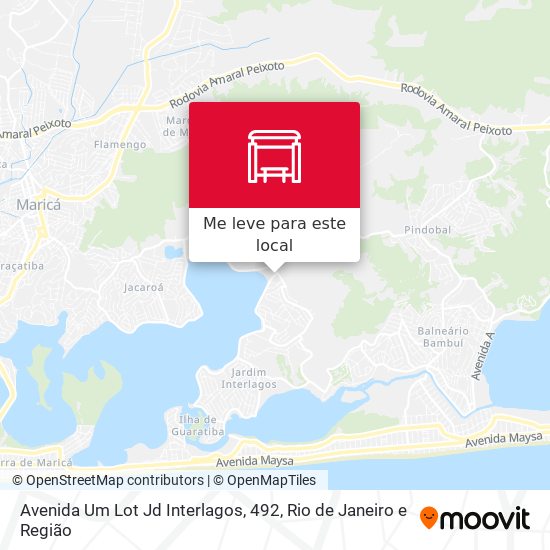 Avenida Um Lot Jd Interlagos, 492 mapa