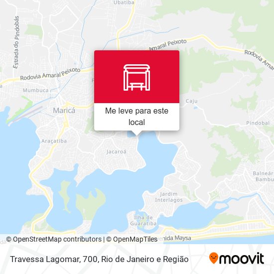 Travessa Lagomar, 700 mapa