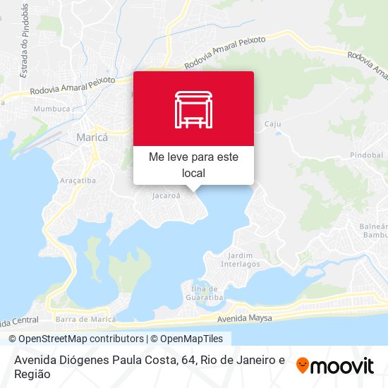 Avenida Diógenes Paula Costa, 64 mapa