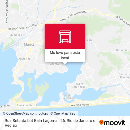 Rua Setenta Lot Baln Lagomar, 26 mapa