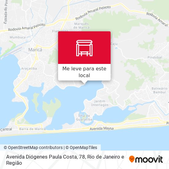 Avenida Diógenes Paula Costa, 78 mapa