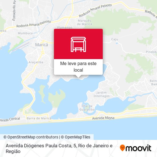 Avenida Diógenes Paula Costa, 5 mapa