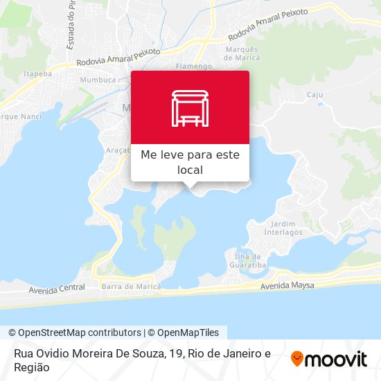 Rua Ovidio Moreira De Souza, 19 mapa